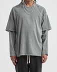 MarkStyle 11 Unisex Faux Layer Faded Long Sleeve