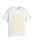 Yellow Minimono Unisex Oversized Crewneck Tshirt