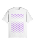 Purple Minimono Unisex Oversized Crewneck Tshirt