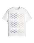 Blue/Peach Minimono Unisex Crewneck Tshirt
