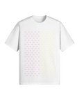Pink/Yellow Minimono Unisex Crewneck Tshirt