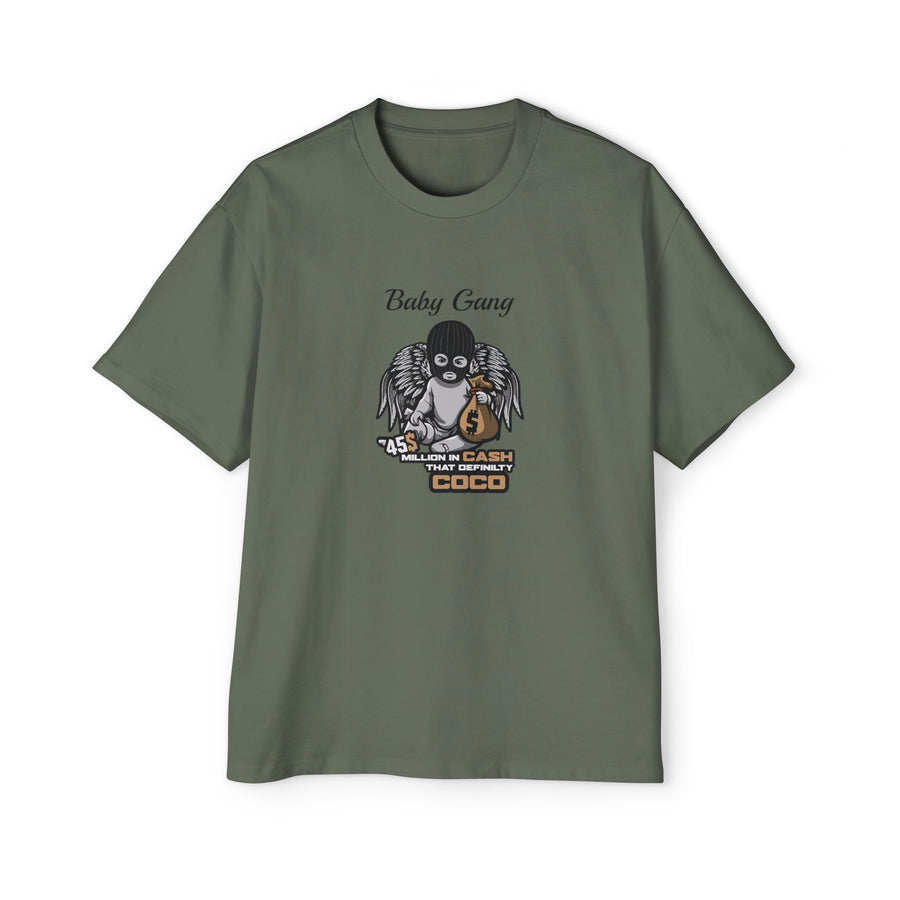 ODEÉ | Baby Gang | Men's Heavy Oversized tshirt | GSM 280 | US