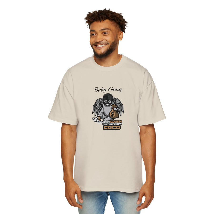 ODEÉ | Baby Gang | Men's Heavy Oversized tshirt | GSM 280 | US