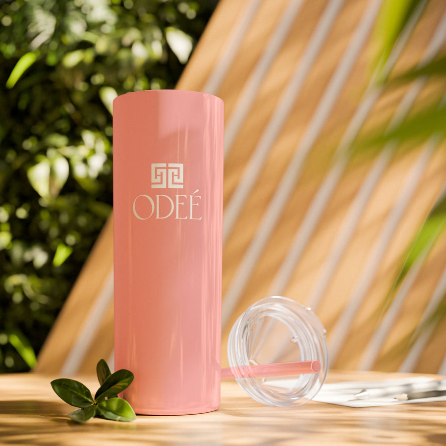 ODEÉ | Skinny Tumbler with Straw 001 | 20oz