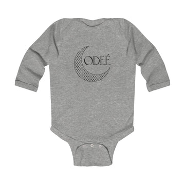 ODEÉ | Moon Pattern #002 | Infant Long Sleeve Bodysuit | 170 GSM