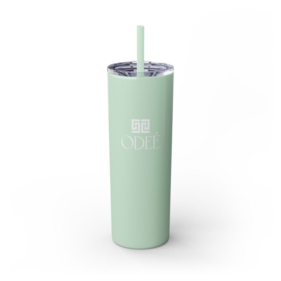 ODEÉ | Skinny Tumbler with Straw 001 | 20oz