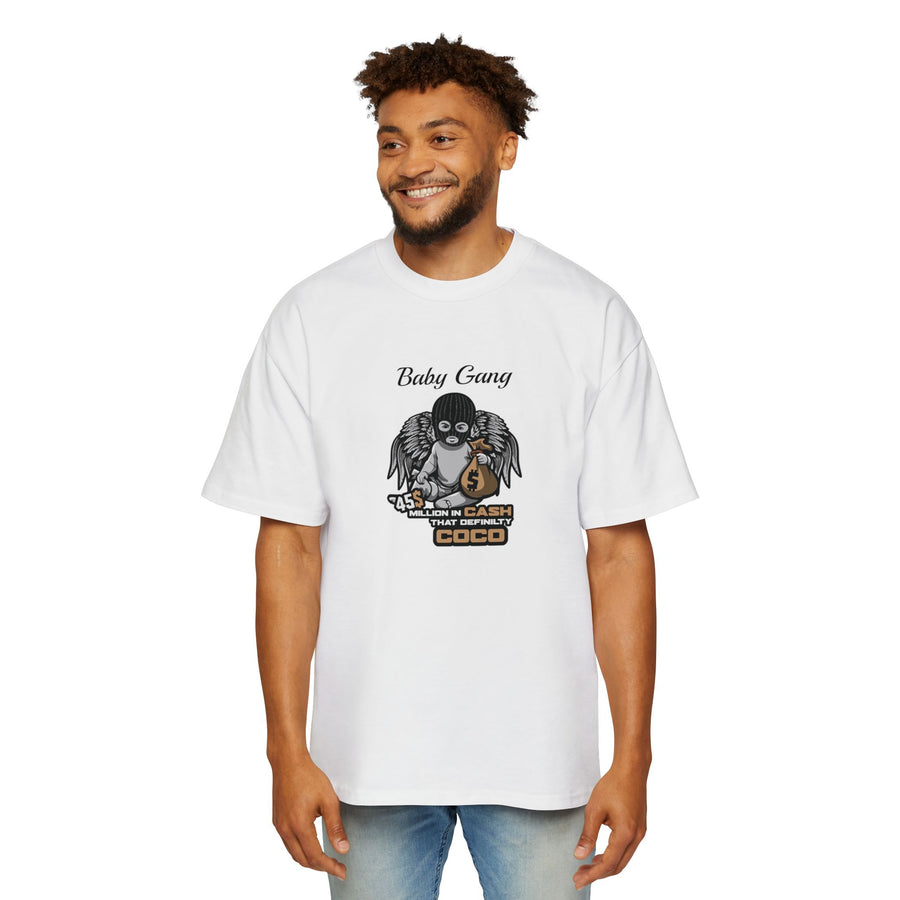 ODEÉ | Baby Gang | Men's Heavy Oversized tshirt | GSM 280 | US