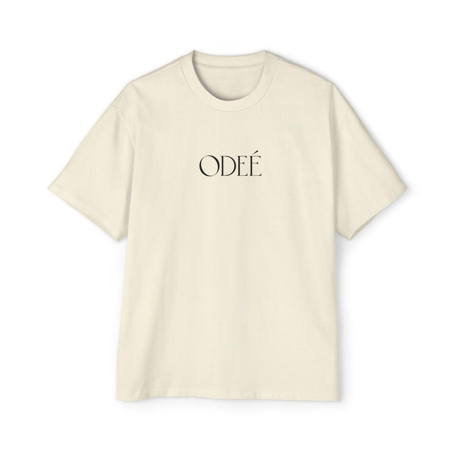 ODEÉ | Black Logo | Men's Heavy Oversized tshirt | GSM 280 | US