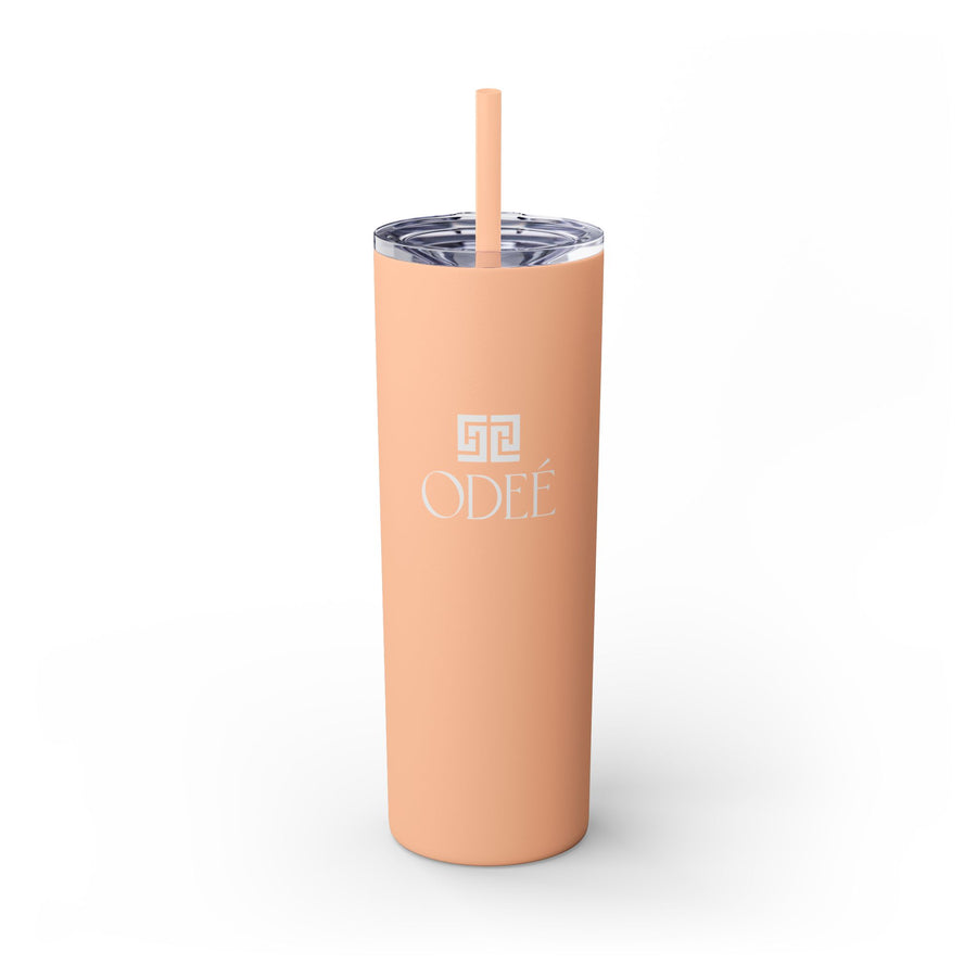 ODEÉ | Skinny Tumbler with Straw 001 | 20oz