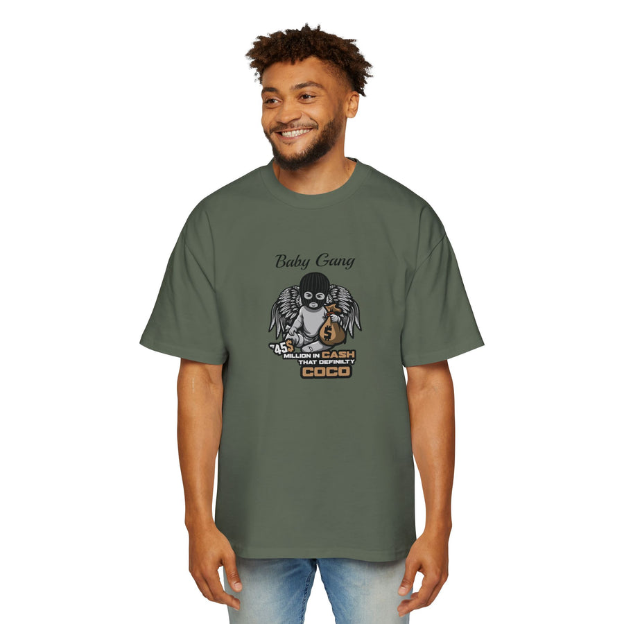 ODEÉ | Baby Gang | Men's Heavy Oversized tshirt | GSM 280 | US