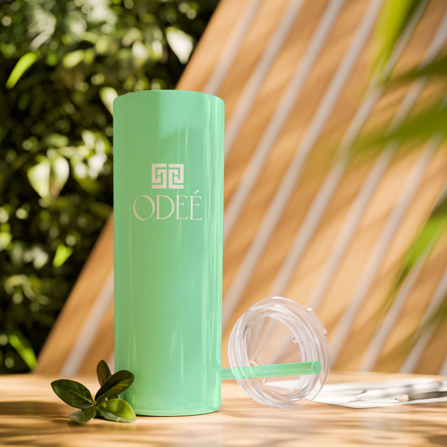 ODEÉ | Skinny Tumbler with Straw 001 | 20oz