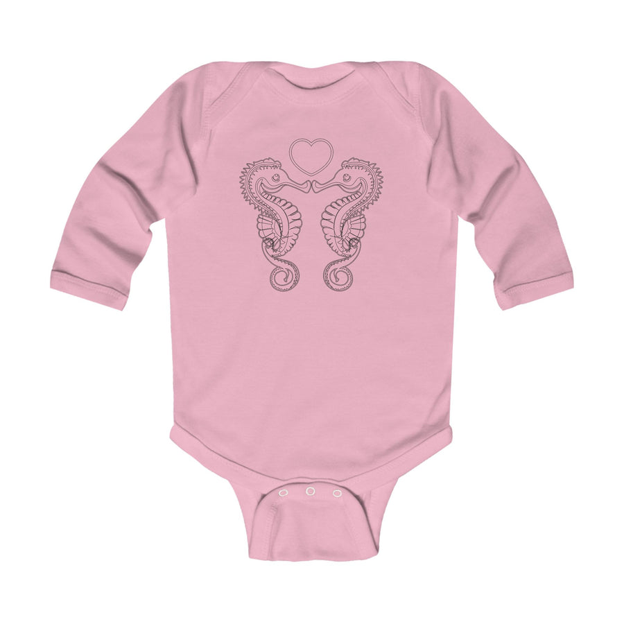 ODEÉ | Sea Horse | Infant Long Sleeve Bodysuit | 170 GSM