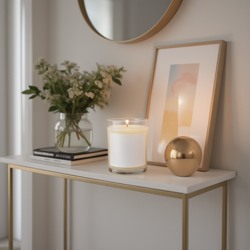 Tulip Bloom Glass Candle 11oz