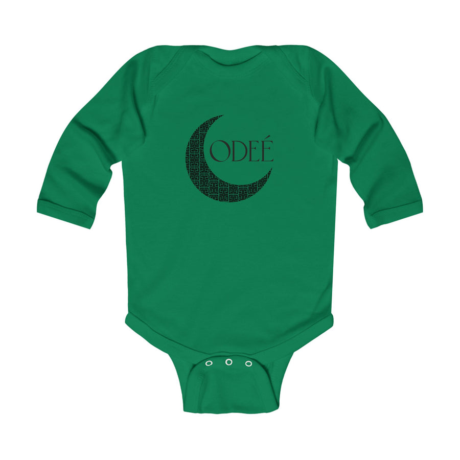 ODEÉ | Moon Pattern #001 | Infant Fine Jersey Bodysuit | GSM 170