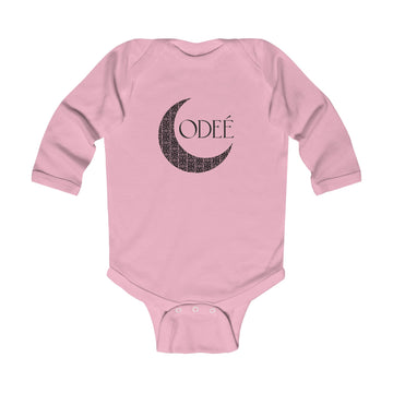 ODEÉ | Moon Pattern #001 | Infant Fine Jersey Bodysuit | GSM 170