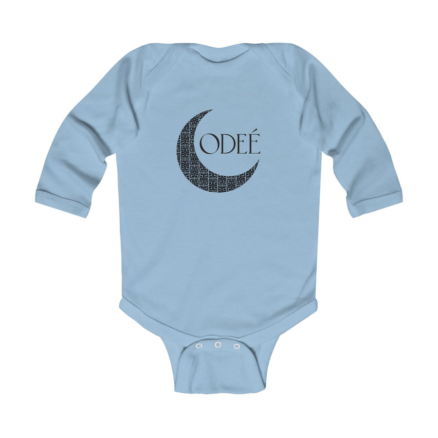 ODEÉ | Moon Pattern #001 | Infant Fine Jersey Bodysuit | GSM 170