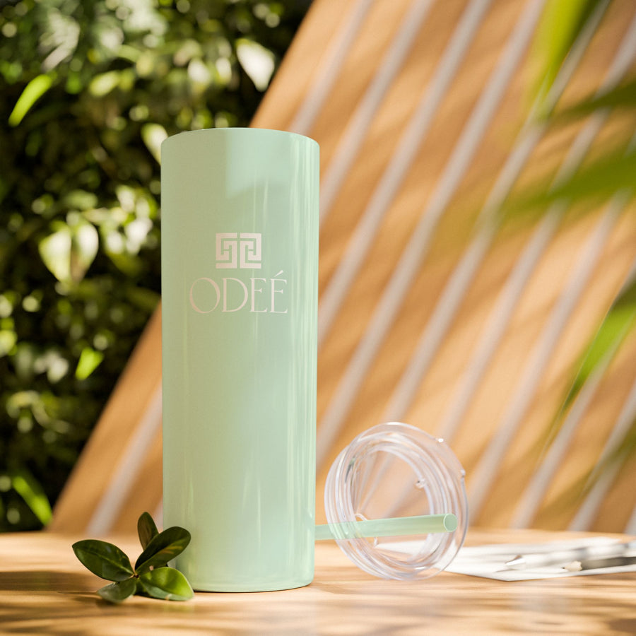 ODEÉ | Skinny Tumbler with Straw 001 | 20oz