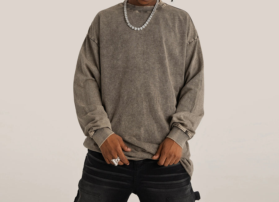 Liberty MarkStyle 13 Unisex Raw Faded Long Sleeve
