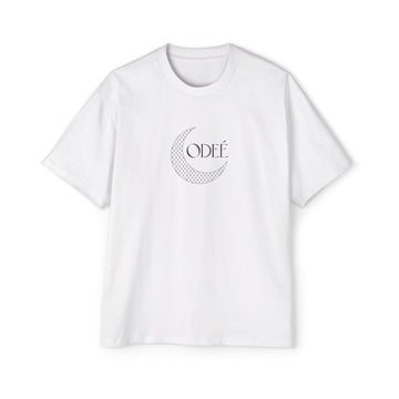 ODEÉ | Moon Pattern #002 | Men's Heavy Oversized TShirt | GSM 280 |