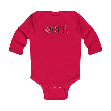 ODEÉ | Marble Style  | Infant Long Sleeve Bodysuit | 170 GSM