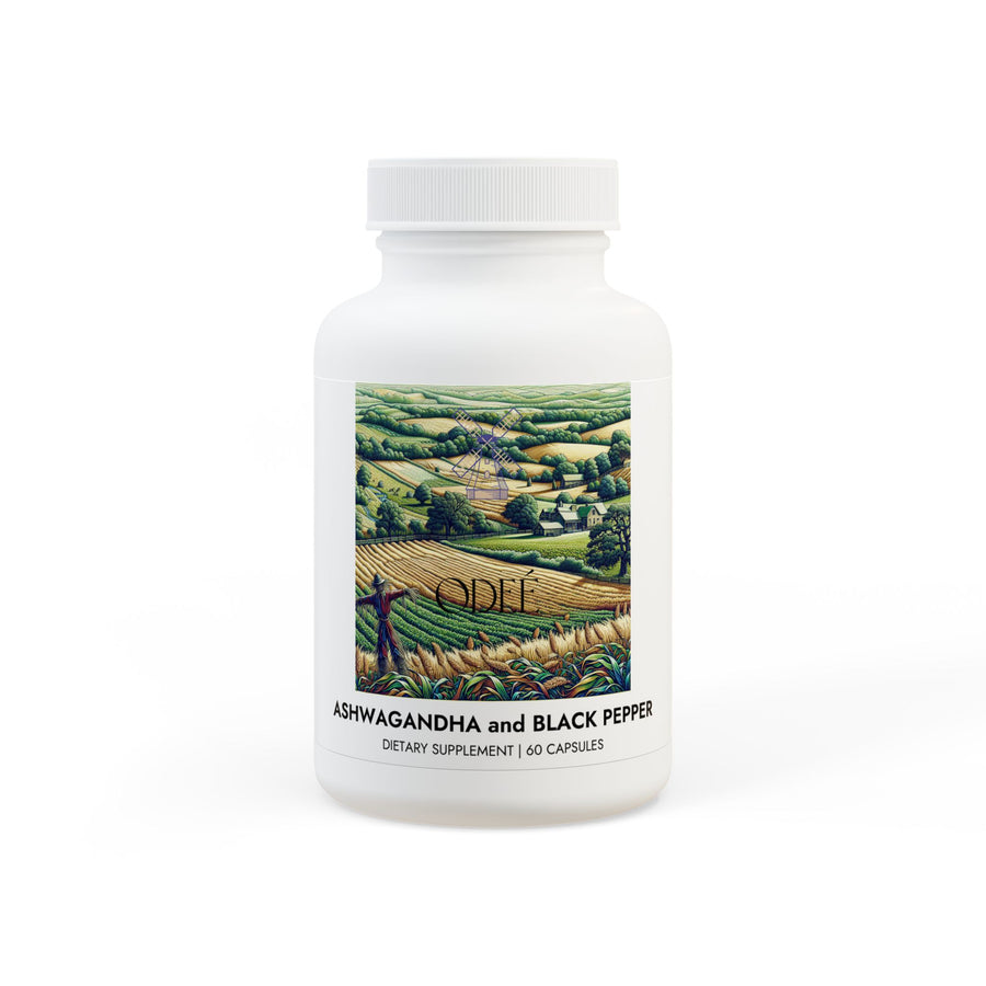  Ashwagandha and Black Pepper Supplement | 60 capsules
