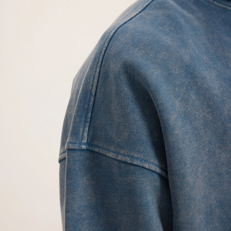 Unisex Super Heavy Faded Acid wash Hoodie | 01