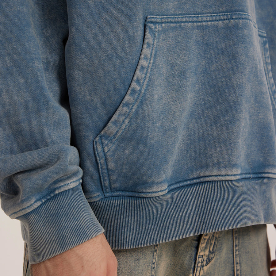 Unisex Super Heavy Faded Acid wash Hoodie | 01