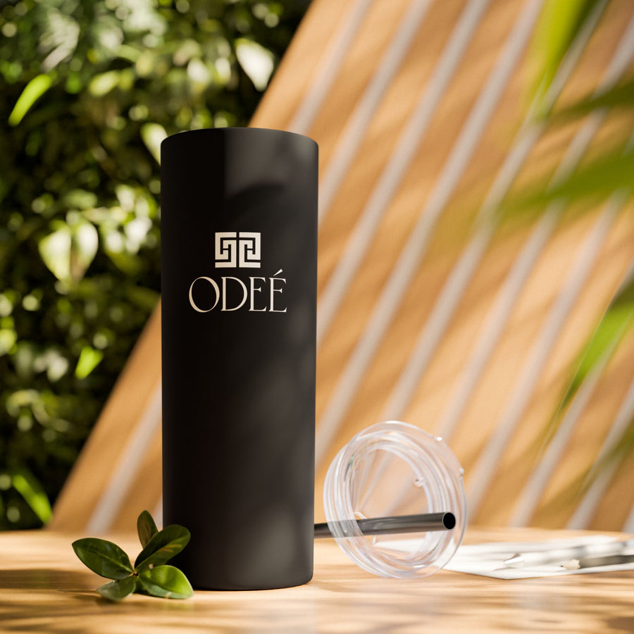 ODEÉ | Skinny Tumbler with Straw 001 | 20oz