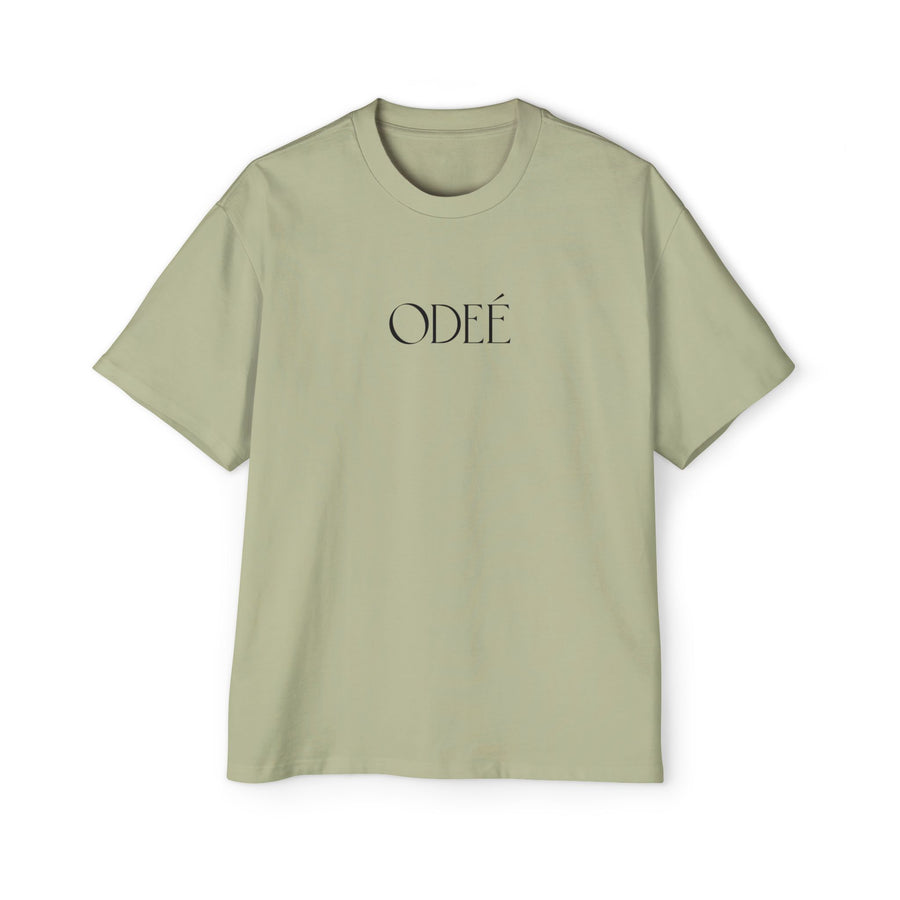 ODEÉ | Black Logo | Men's Heavy Oversized tshirt | GSM 280 | US