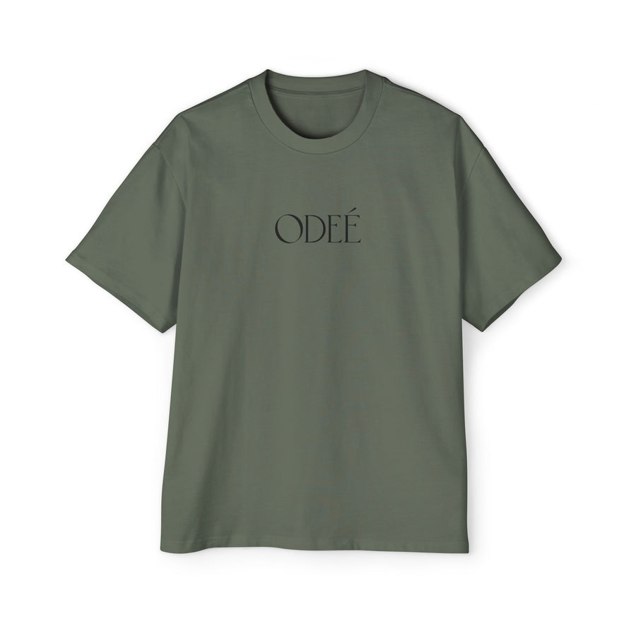 ODEÉ | Black Logo | Men's Heavy Oversized tshirt | GSM 280 | US