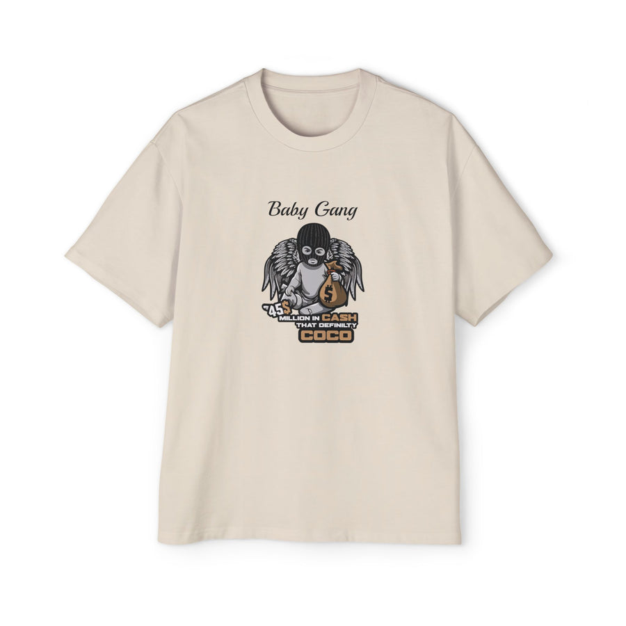 ODEÉ | Baby Gang | Men's Heavy Oversized tshirt | GSM 280 | US