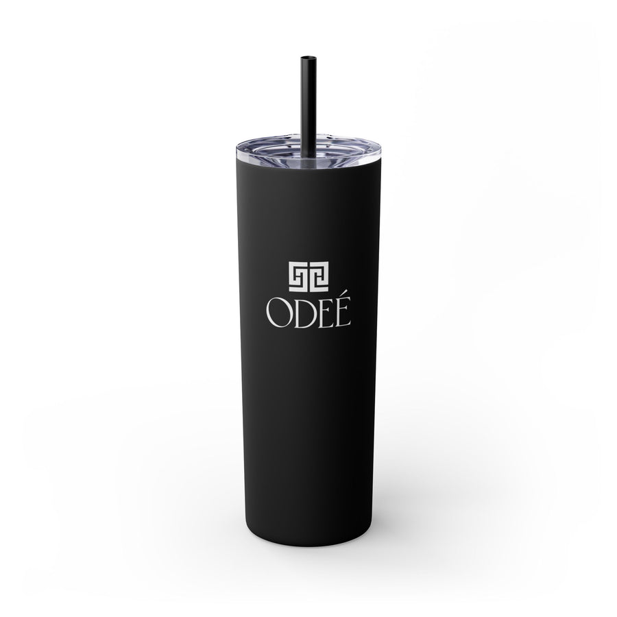 ODEÉ | Skinny Tumbler with Straw 001 | 20oz