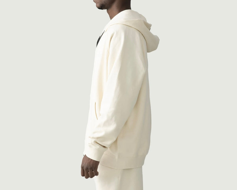Beige MarkStyle (87) Unisex Heavy Flecee Lined Zip Hoodie