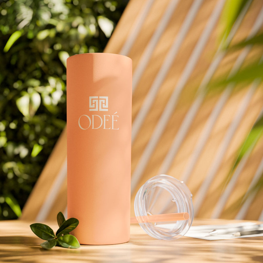ODEÉ | Skinny Tumbler with Straw 001 | 20oz