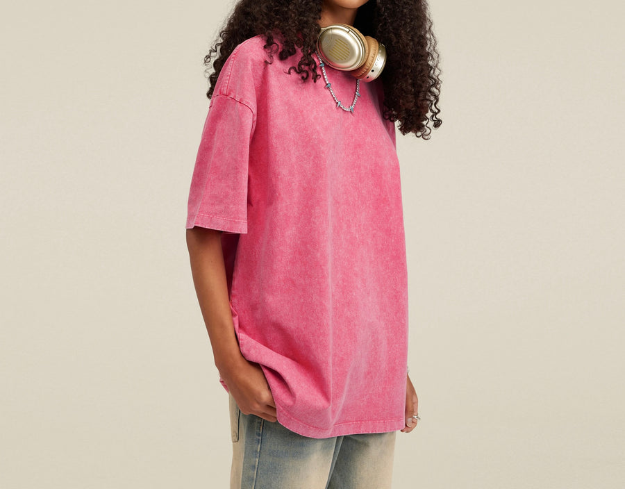 Pattern 029 Unisex Snow Wash Tshirt
