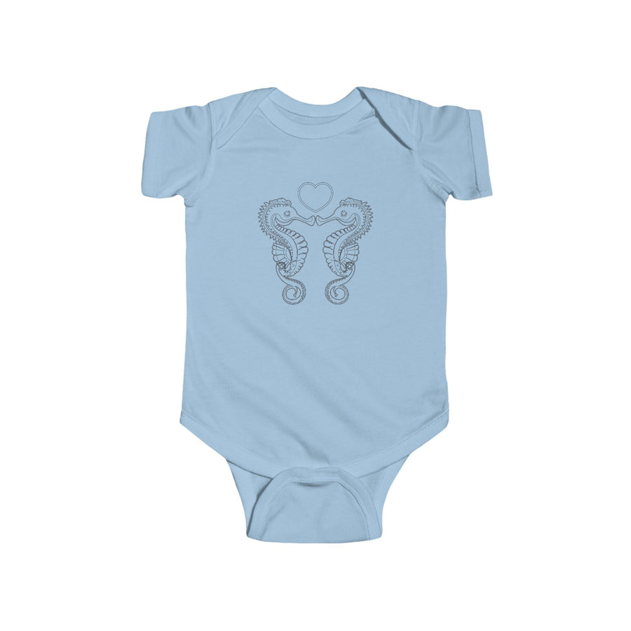 ODEÉ | Seahorse | Infant Fine Jersey Bodysuit | 153 GSM