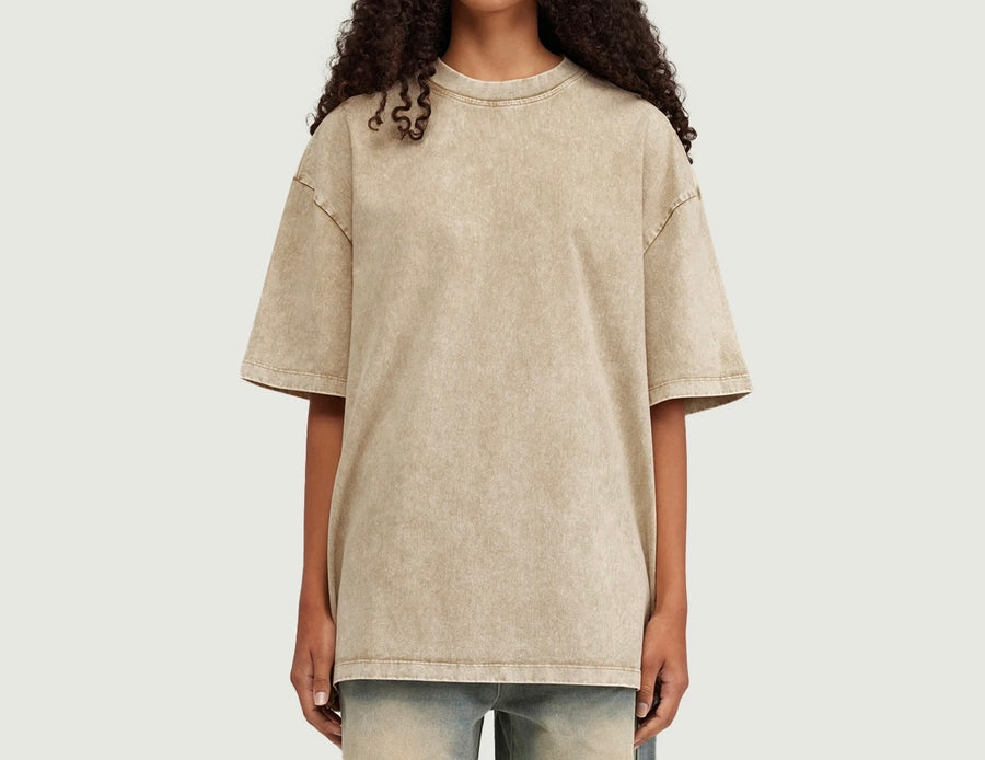 Pattern 029 Unisex Snow Wash Tshirt