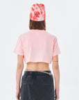 High On Marble Rose 64 Women Crop Top Tshirt