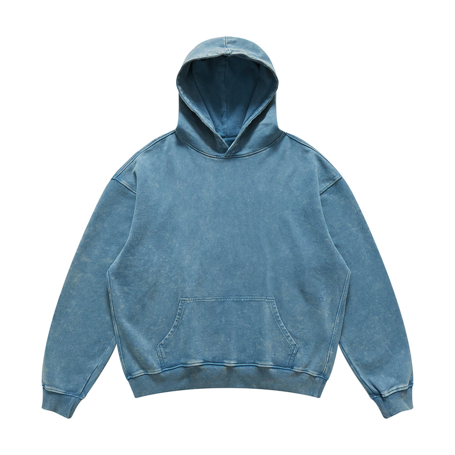 Unisex Super Heavy Faded Acid wash Hoodie | 01