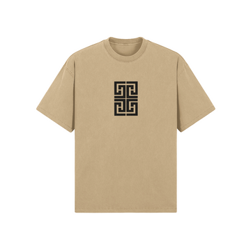 ODEÉ | Pattern #002 (107) | Unisex Oversized Neck Tshirt | 285 GSM
