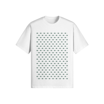 ODEÉ | Green minimono (102) Unisex Oversized Crewneck Tshirt | 305 GSM
