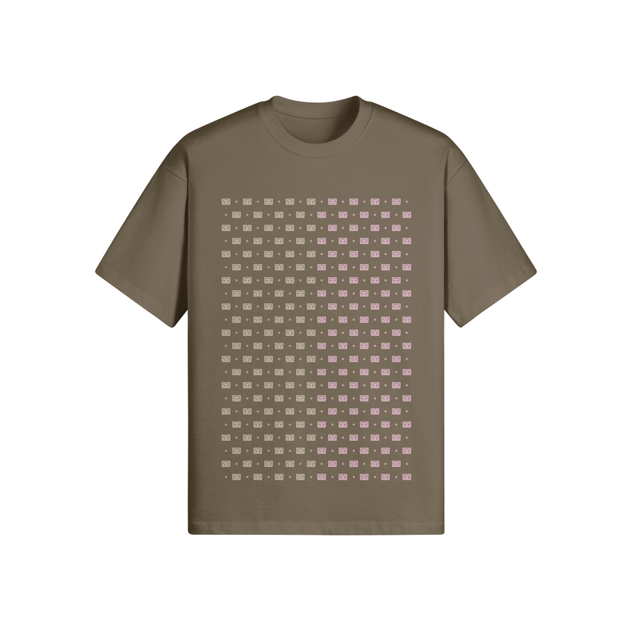 Peach/Pink Minimono Unisex Crewneck Tshirt