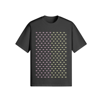 Pink/Yellow Minimono Unisex Crewneck Tshirt