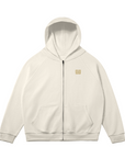 Beige MarkStyle (87) Unisex Heavy Zip Hoodie