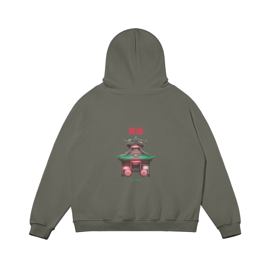 ODEÉ | China Town 78  | Unisex Heavy Flecee Lined Hoodie | 380 GSM