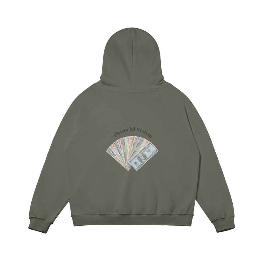 ODEÉ | Fine Sys 79 | Unisex Heavy Weight Flecee Lined Hoodie | 380GSM