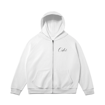 ODEÉ | Style (90) | Unisex Heavy Flecee Lined Zip Hoodie | 380 GSM