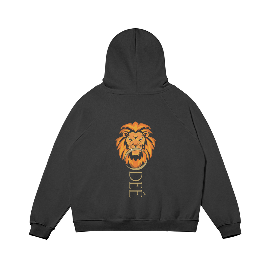 Lion Unisex Heavy Weighted Flecee Lined Hoodie