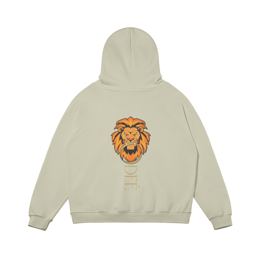 Lion Unisex Heavy Weighted Flecee Lined Hoodie
