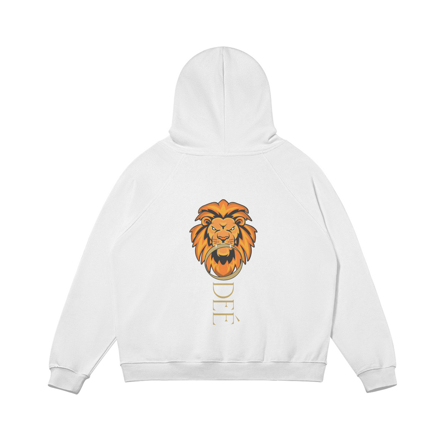 Lion Unisex Heavy Weighted Flecee Lined Hoodie